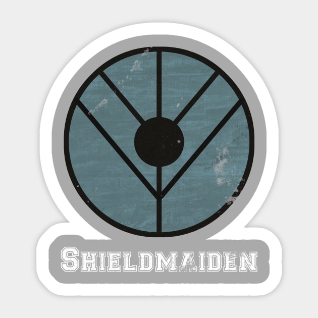 Lagertha's Shield Sticker by Interstellar